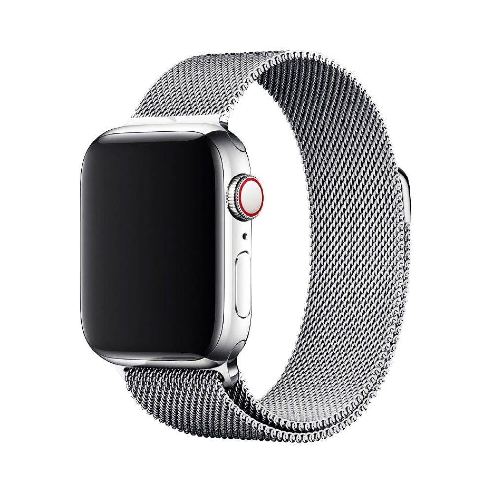 Apple Milanese Loop Smartwatch Band 42/44mm, Silver - Image 1