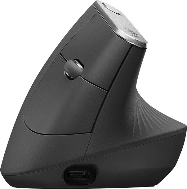 Logitech MX Vertical Mouse, Black - Thumbnail 3