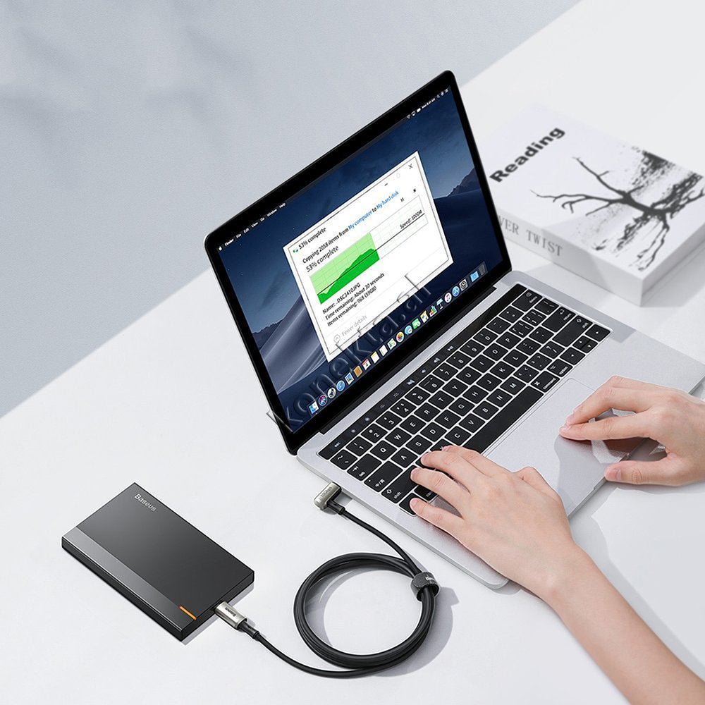 Baseus USB Cable, 1.5m, Type-C to Type-C, 100W Fast Charge - Thumbnail 8