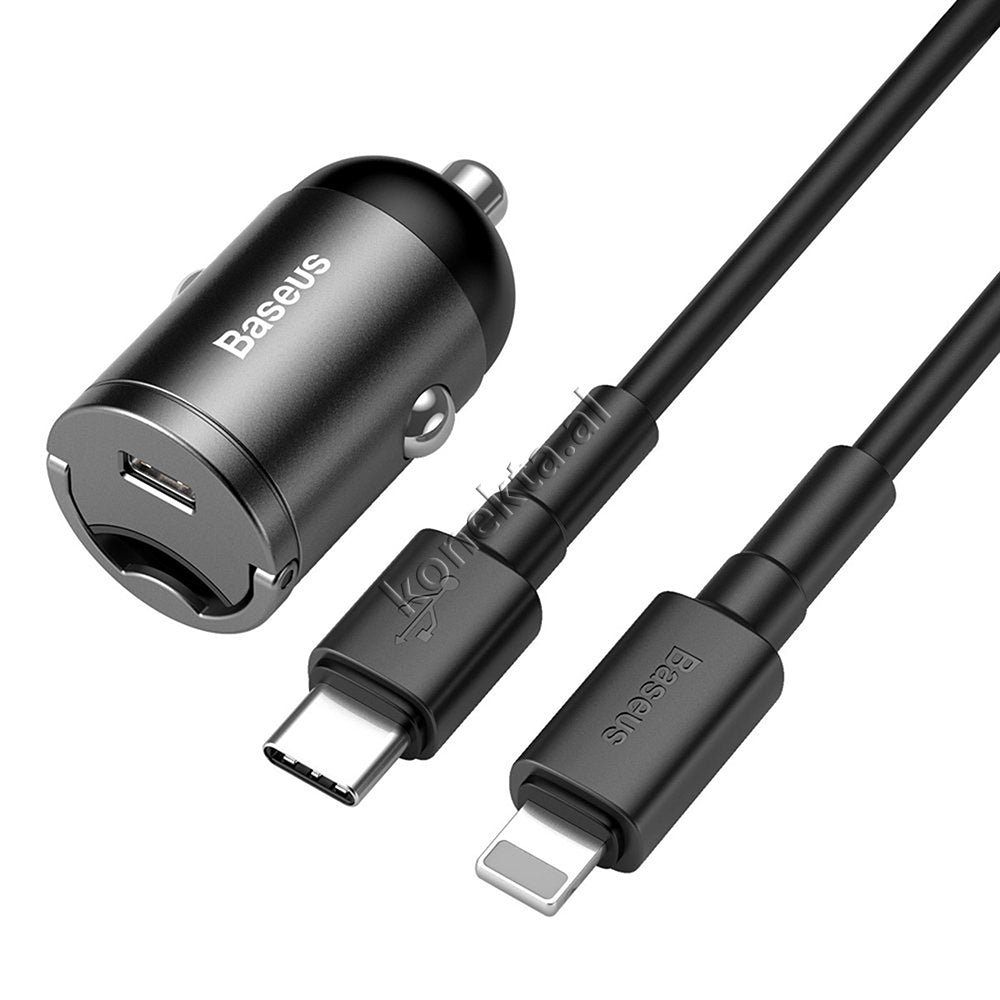 Baseus Adaptor Karikimi Per Makine Fast Charge + Kabell Karikimi - Image 1