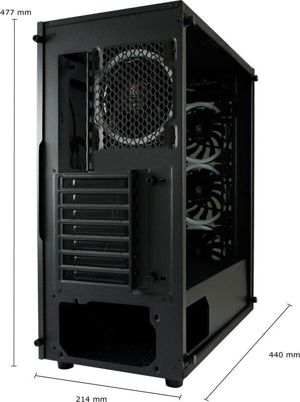 LC-Power Gaming 709B Solar_System_X Case, Midi Tower - Thumbnail 18
