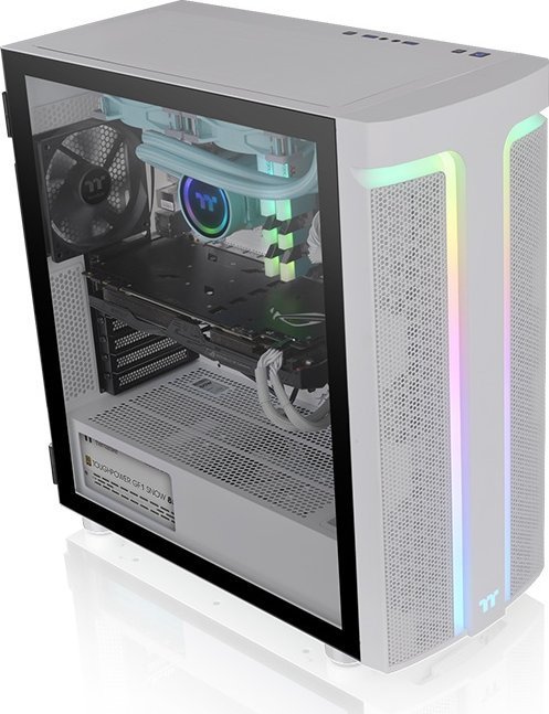 Thermaltake H590 TG ARGB Snow Case, Midi Tower - Thumbnail 5