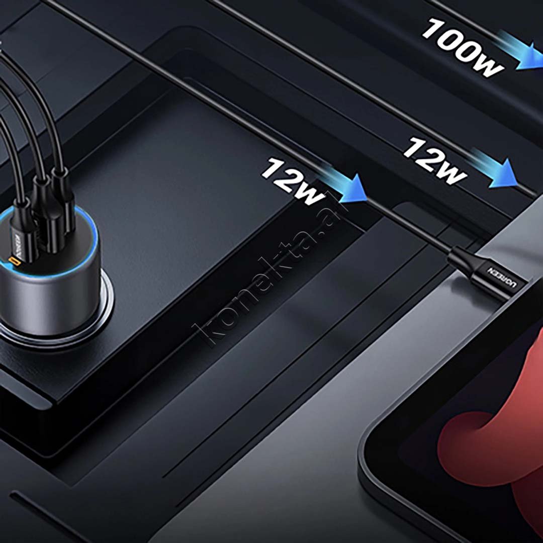 UGreen Car Charger 130W - Thumbnail 6