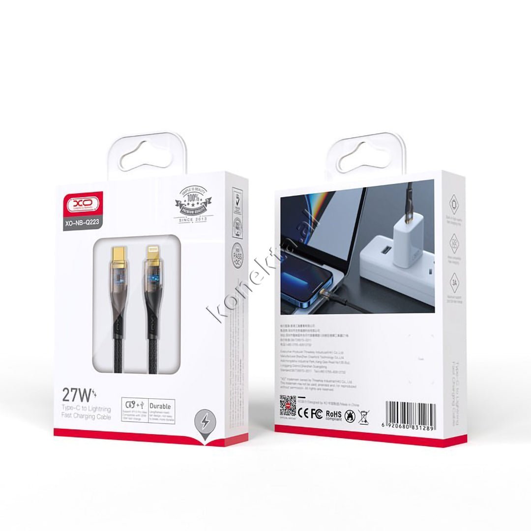 XO Type-C to Lightning Charging Cable, 27W, 1m - Thumbnail 4