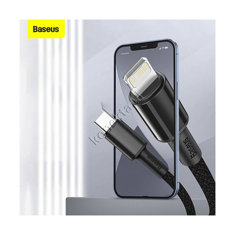 Baseus 2 Ne 1 Type-C Ne Lightning Cable, Fast Charge 20W, PD Protocol, 1m, Black - Thumbnail 6