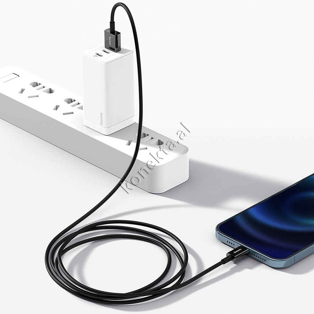 Baseus Superior Series Lightning USB Cable, 2.4A, 1m - Thumbnail 9
