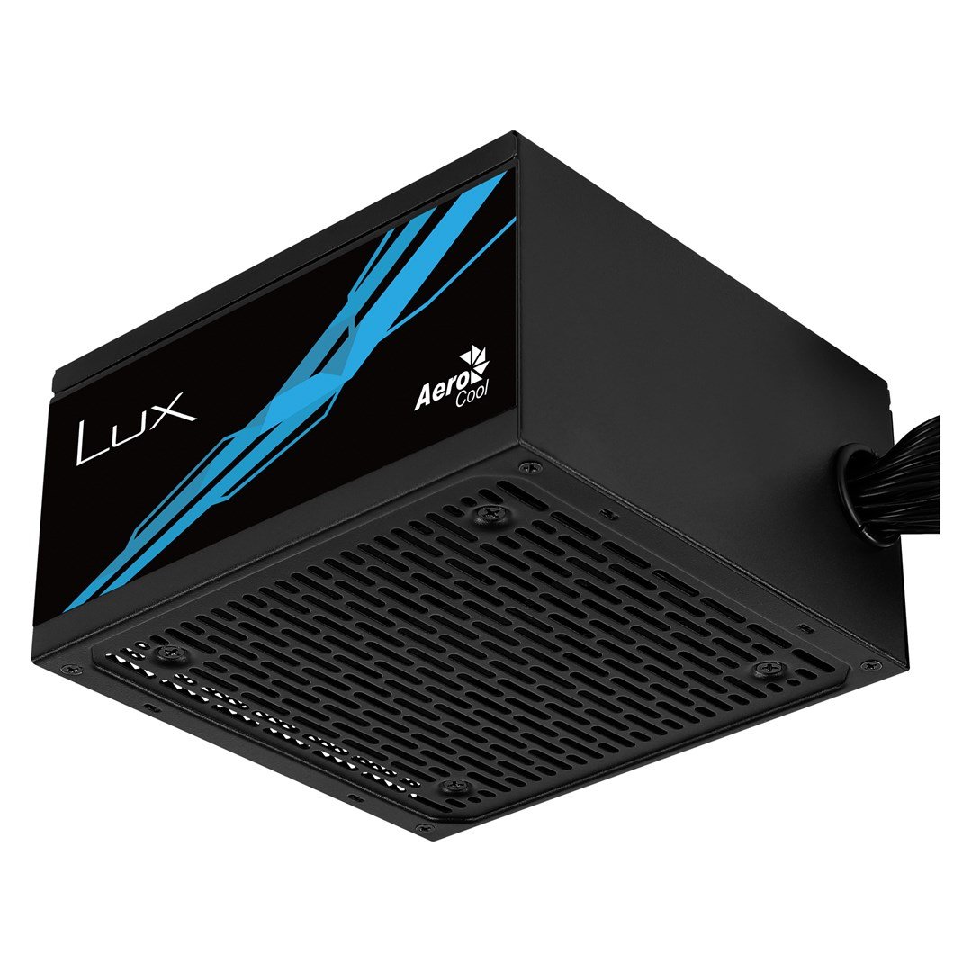 Aerocool LUX 550W Power Supply, 80Plus Bronze, 12 cm, Black - Image 1