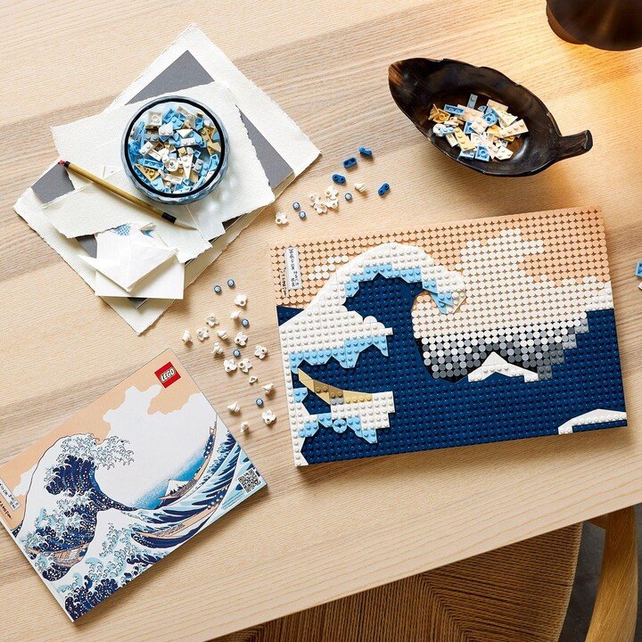 LEGO Art 31208 Hokusai The Great Wave Set, 1810 Pieces - Thumbnail 3