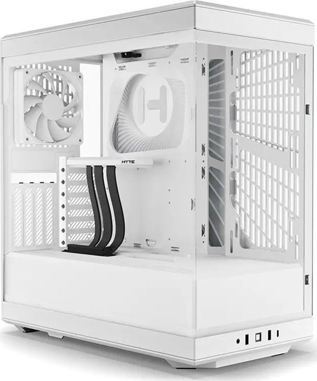Hyte Y40 Case, White, Midi Tower - Image 1