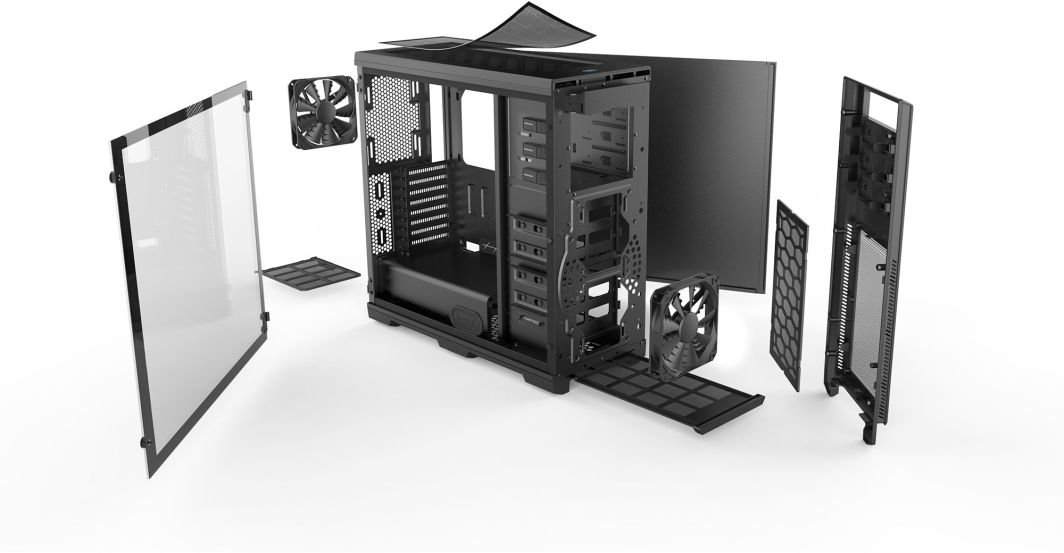 Phanteks Enthoo Pro Case, Black, Midi Tower - Thumbnail 11