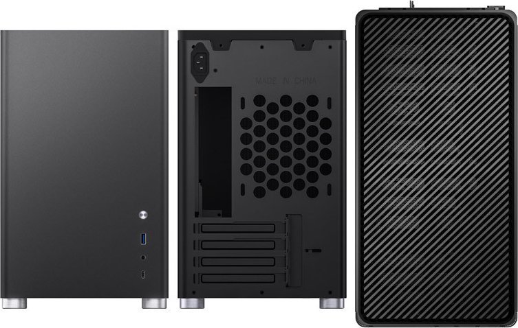 Jonsbo D30 Case, Black, Micro Tower - Thumbnail 6