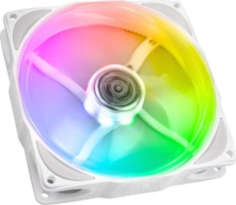 Noiseblocker NB-eLoop X B12-P ARGB Fan, 120 mm, White - Image 1