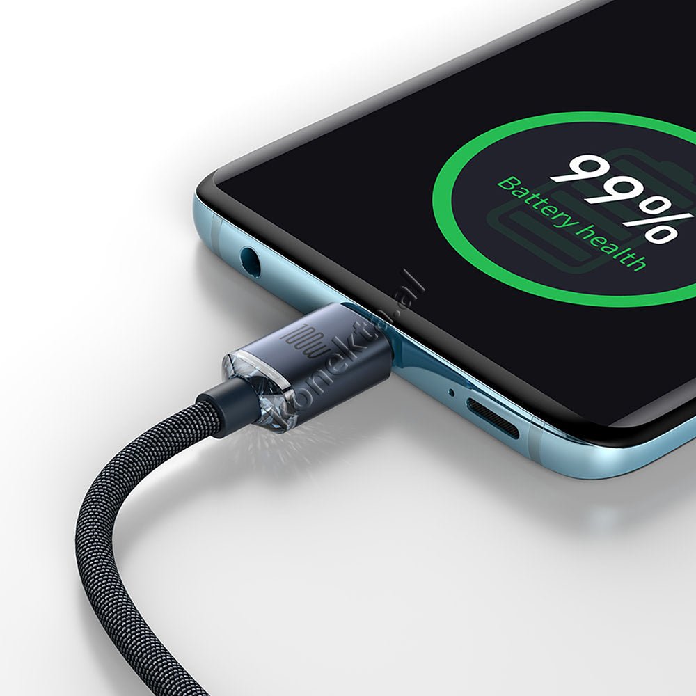 Baseus Type-C Cable, 100W, 1m & 2m - Thumbnail 10