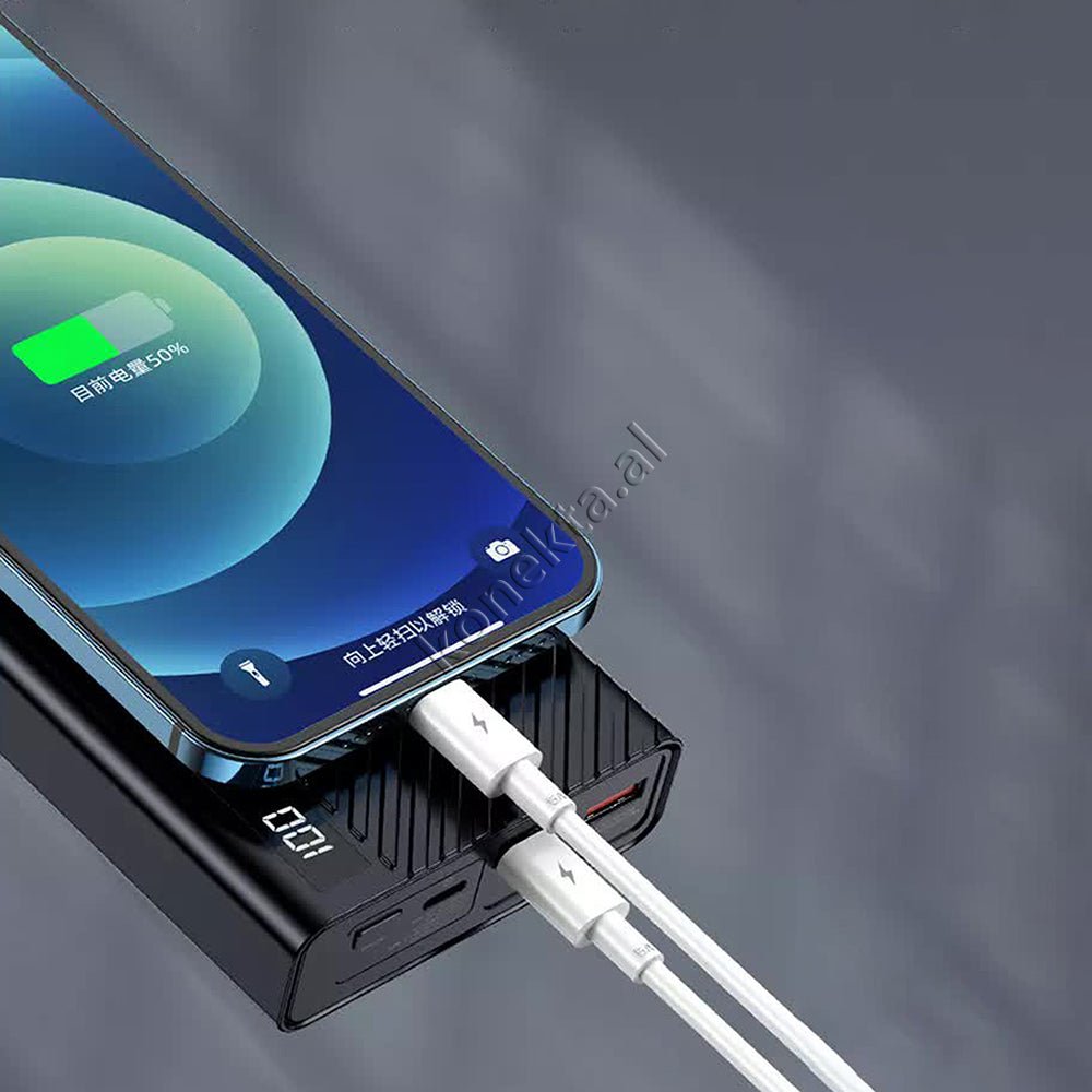 Remax 22500mAh Power Bank, 65W, 3 Ports, Black / White - Thumbnail 9