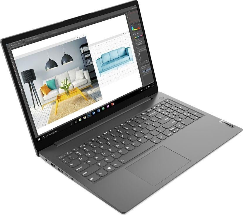 Lenovo V15 G2 ALC Laptop, 15.6", AMD Ryzen 5 5500U, 8GB RAM, 256GB SSD, AMD Radeon Graphics, i hirtë - Thumbnail 3