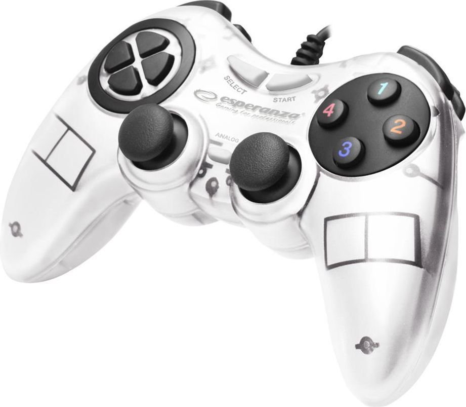 Esperanza Fighter Controller, White, Wired - Image 1
