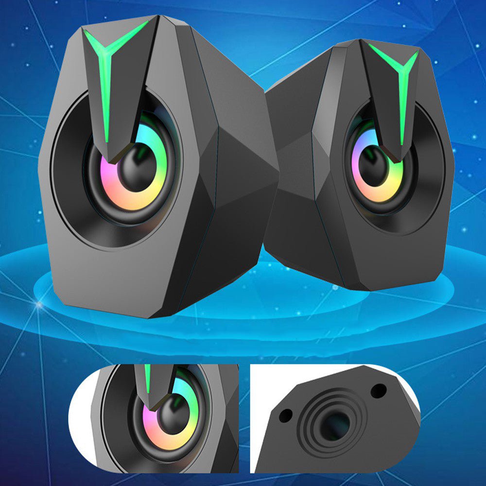 tjetertjeter K8 Multimedia Speakers, Black, RGB Light - Thumbnail 5
