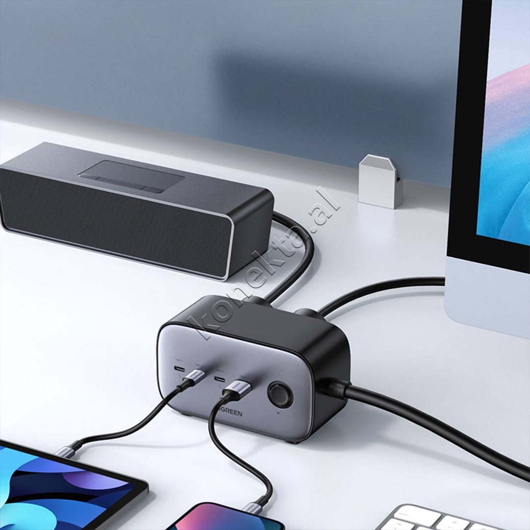 UGreen 100W Charger, Gray - Thumbnail 8