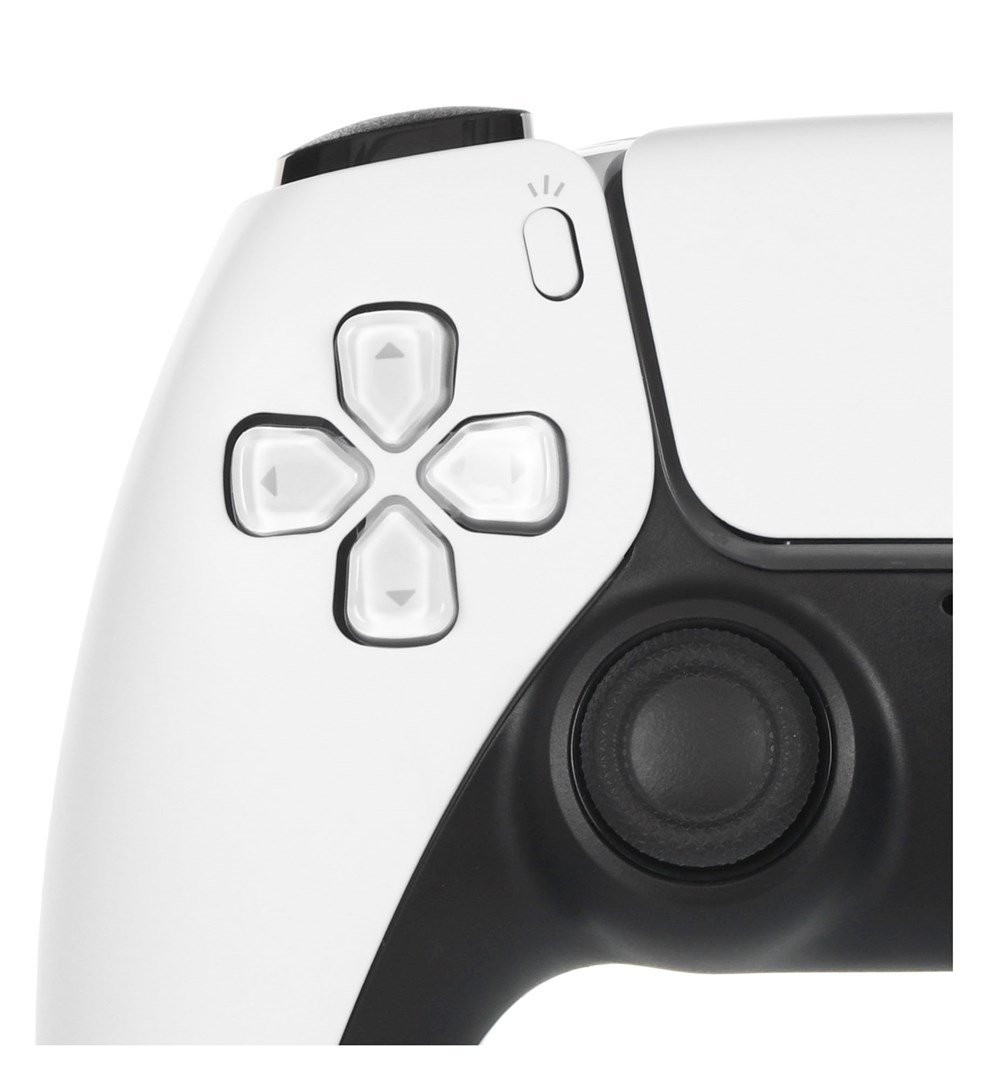 Sony DualSense Controller, PlayStation 5, Wireless, White/Black - Thumbnail 5