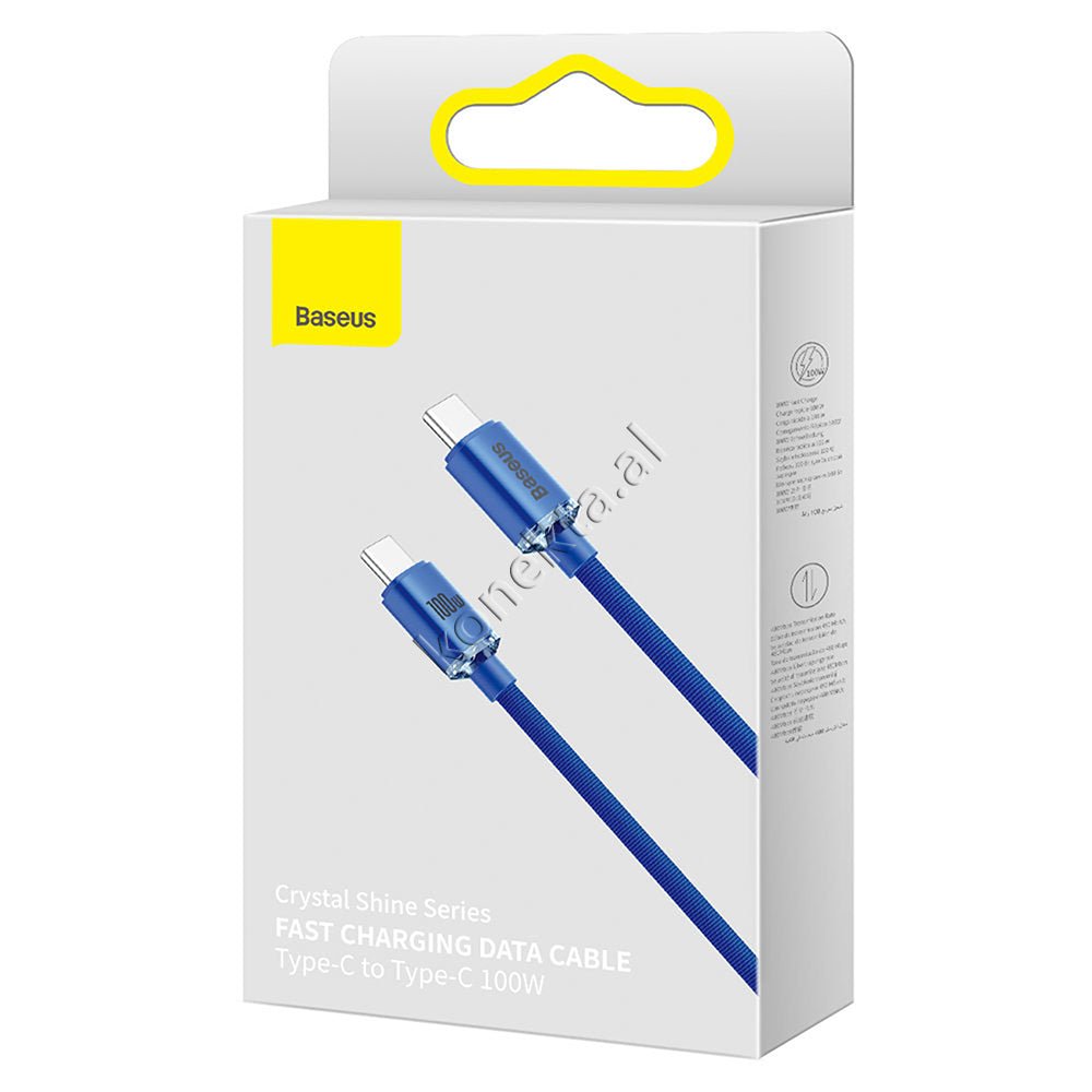 Baseus Type-C to Type-C Charging Cable, 100W, 1m - Thumbnail 2