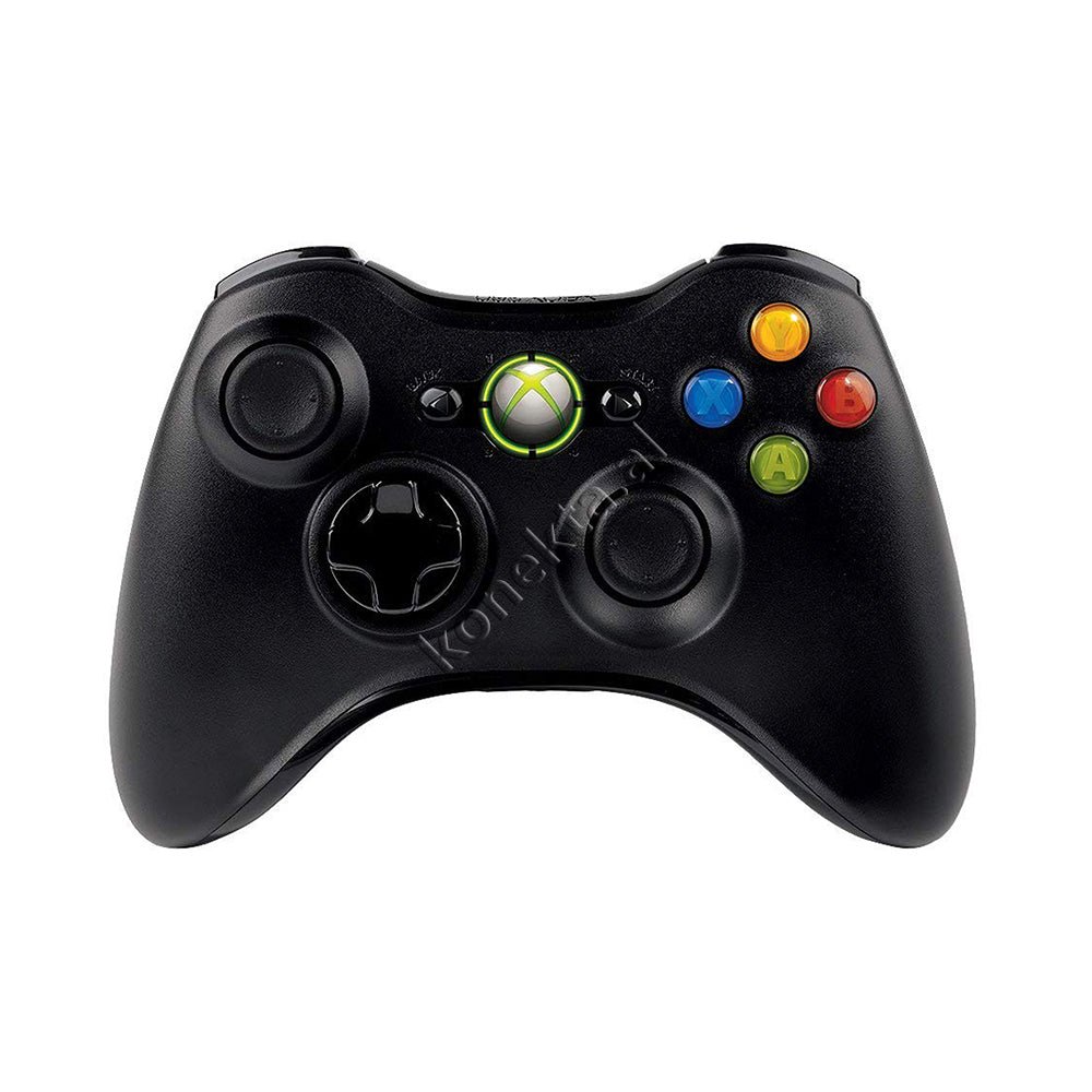 Microsoft Xbox 360 Controller, Black, Wireless - Thumbnail 3