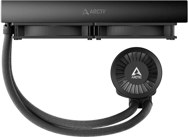 Arctic Liquid Freezer II 280 Cooler, Black - Thumbnail 3