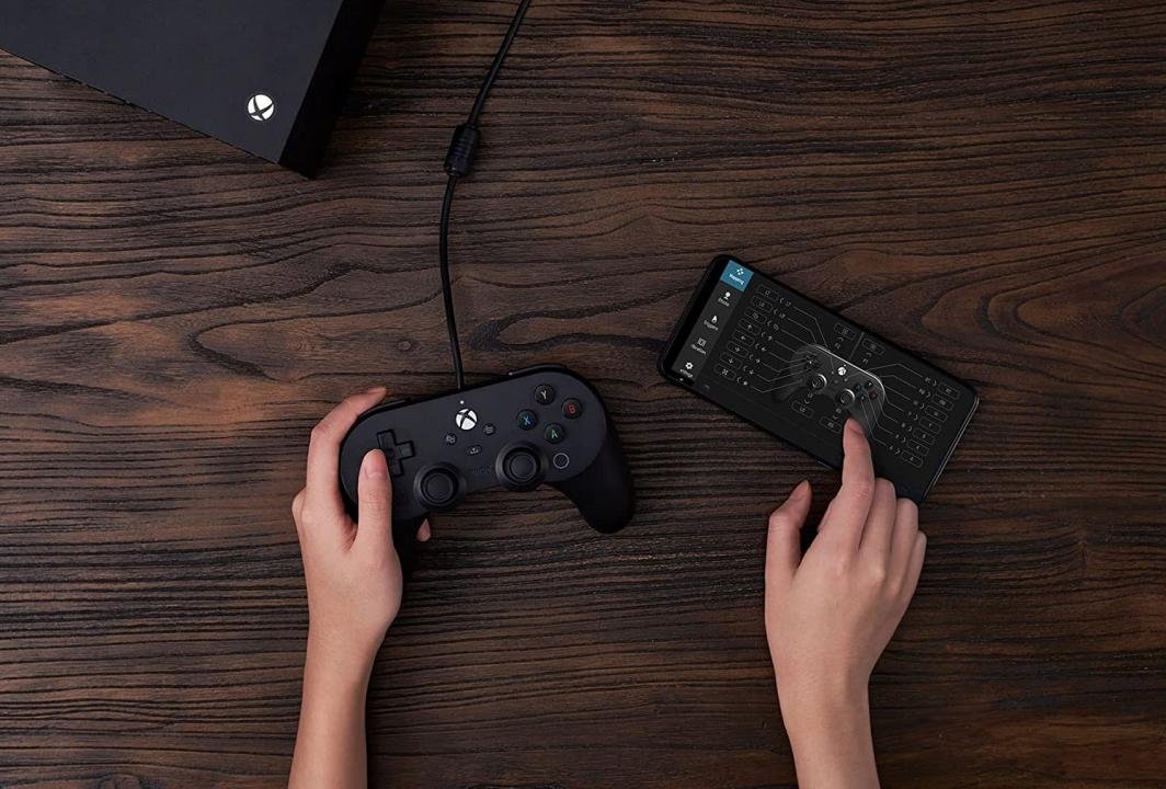8BitDo Pro 2 Xbox Edition Controller, Wired, Black - Thumbnail 6
