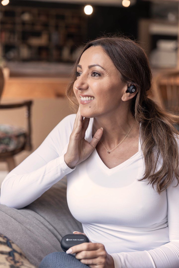 Our Pure Planet 700XHP Earbuds, Wireless, Black - Thumbnail 4