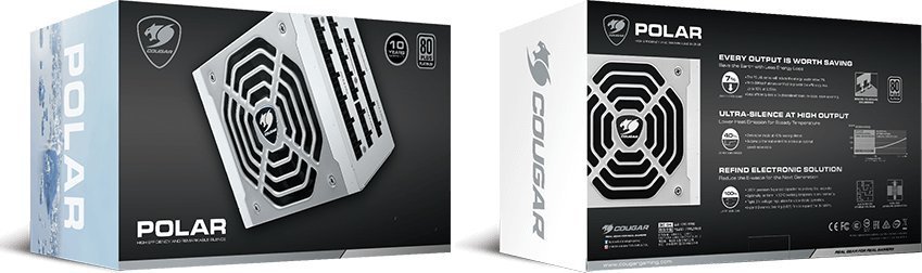 Cougar Polar 31PL105000P01 ATX Power Supply, 1050W - Thumbnail 8