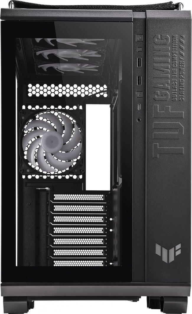 Asus TUF Gaming GT502 PLUS TG ARGB Case, Black, Midi Tower - Thumbnail 6
