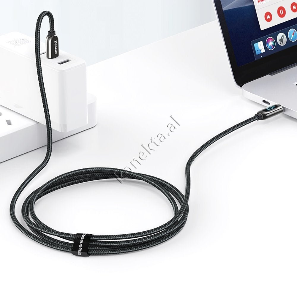 Baseus Type-C to Type-C Charging Cable, 100W, 2m - Thumbnail 12