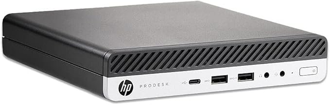 HP ProDesk 600 G3 Mini Desktop, Intel Core i5-7500T, 16GB RAM, 256GB SSD, Used - Image 1
