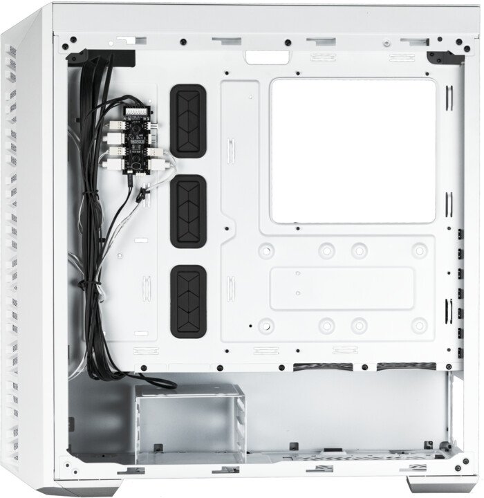 Cooler Master MasterBox 520 Mesh Case, Transparent Side, White - Thumbnail 12