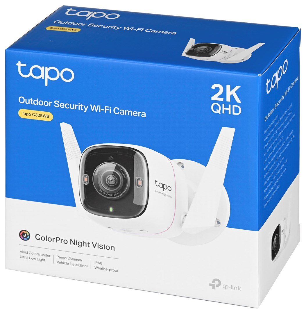 TP-LINK Tapo Camera, 4 MP, 2688 x 1520, White - Thumbnail 3