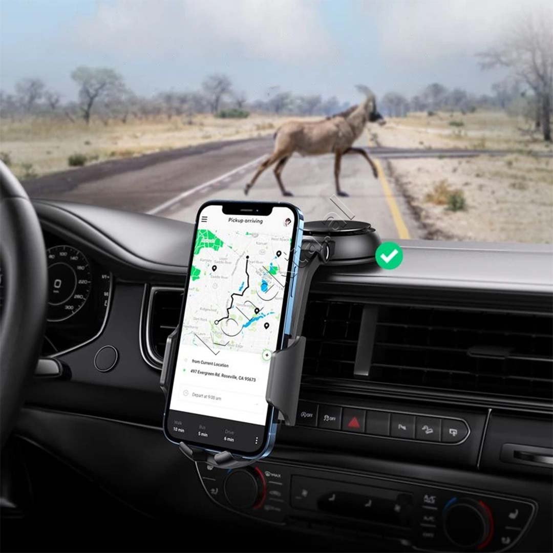 UGreen Car Phone Holder, Zinc Alloy, Fits Phones 4.7 - 7.2 Inch - Thumbnail 6