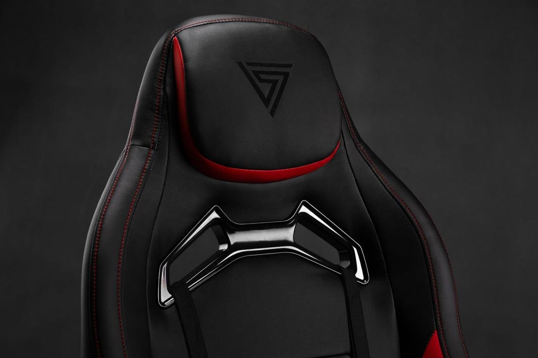 SENSE7 Vanguard Chair, Black/Red - Thumbnail 11