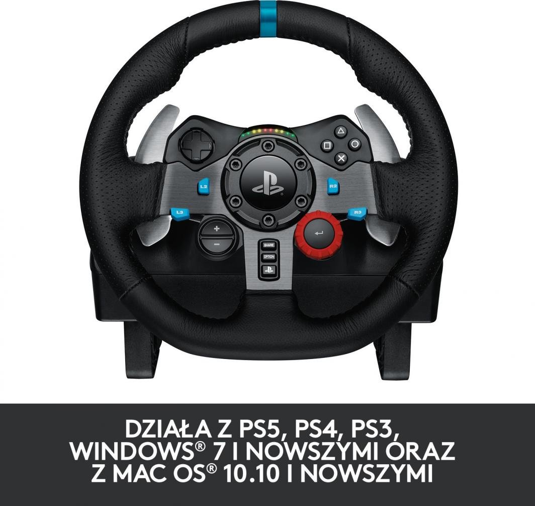 Logitech G29 Racing Wheel with Pedals Set - Thumbnail 3