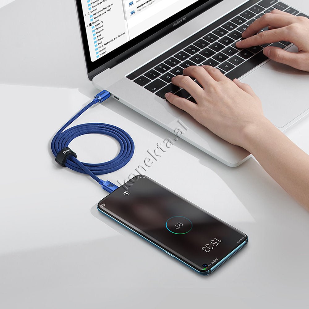 Baseus Type-C to Type-C Charging Cable, 100W, 1m - Thumbnail 8