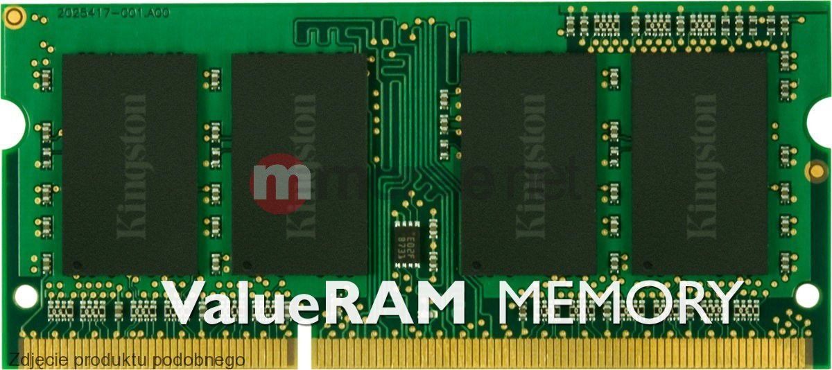 Kingston ValueRAM Memory, 8GB, DDR3, 1600MHz, CL11, SODIMM - Image 1