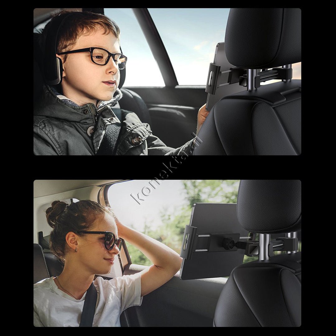 Baseus Car Seat Headrest Phone Tablet Holder, Fits Devices 4.7 - 12.9 Inch - Thumbnail 10
