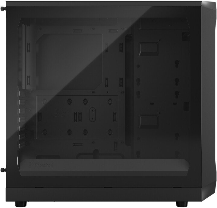 Fractal Design Focus 2 Case, Black TG Clear Tint - Thumbnail 2