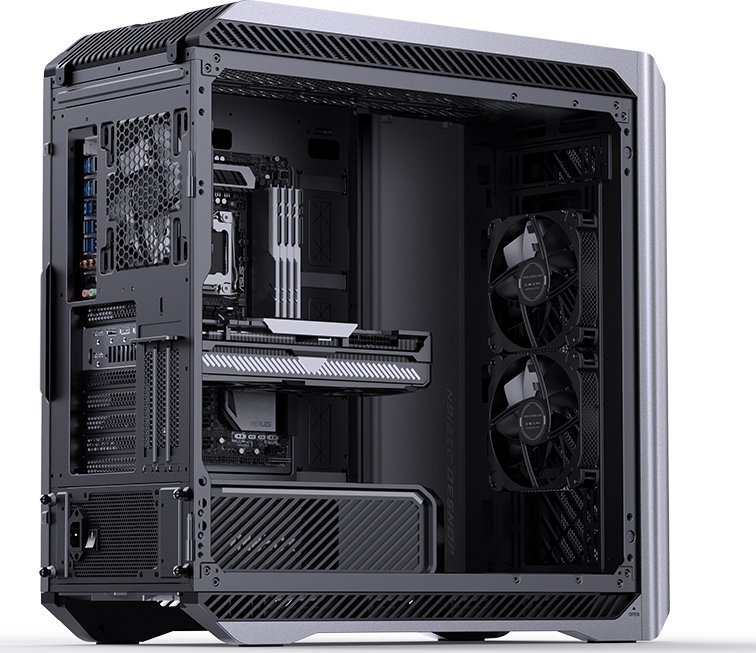 Jonsbo D500 ARGB Case, Black and Silver, Full Tower - Thumbnail 6