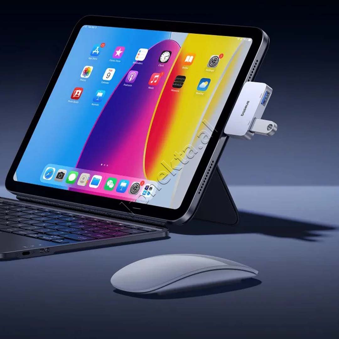 Baseus USB Hub, 2 USB 3.0 Ports and 1 USB-C Port - Thumbnail 6