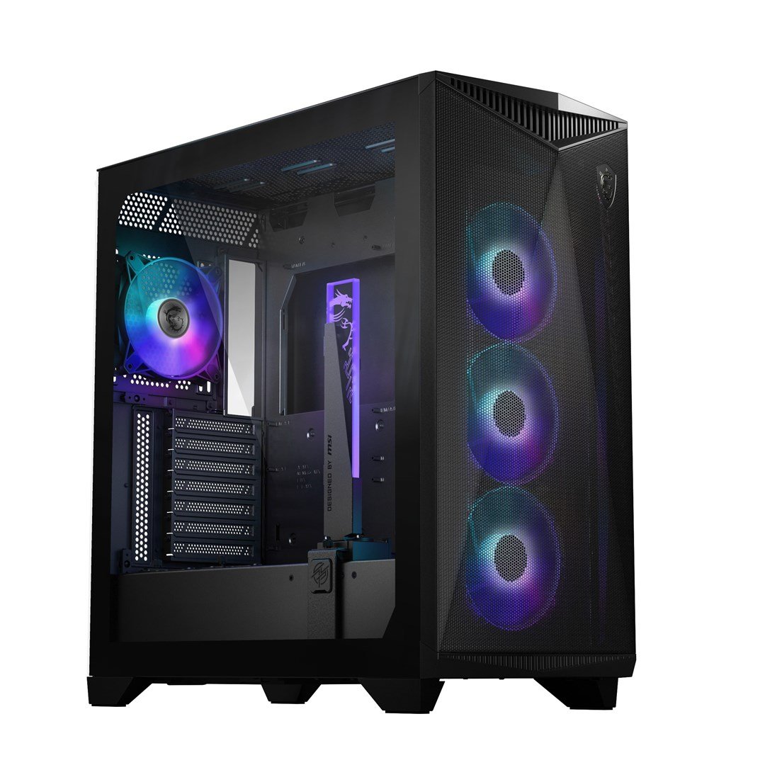 MSI MPG GUNGNIR 300R AIRFLOW Case, Black - Thumbnail 3