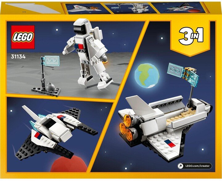LEGO Creator 31134 Space Shuttle, 144 pjesë - Thumbnail 7