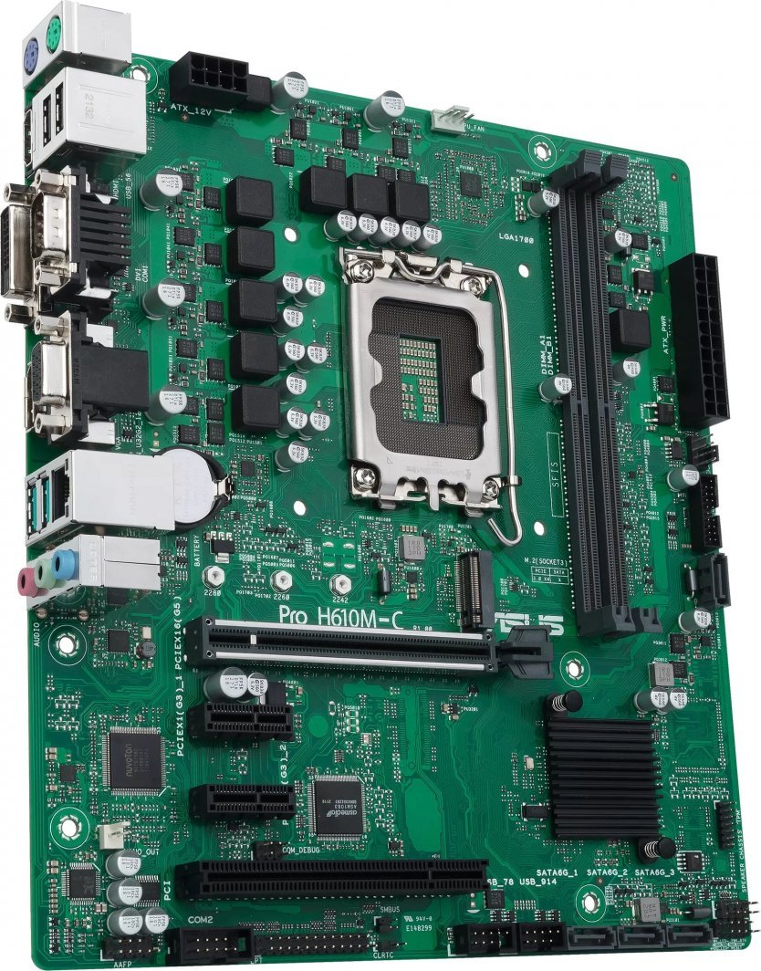 ASUS PRO H610M-C-CSM Motherboard, 64GB - Thumbnail 4