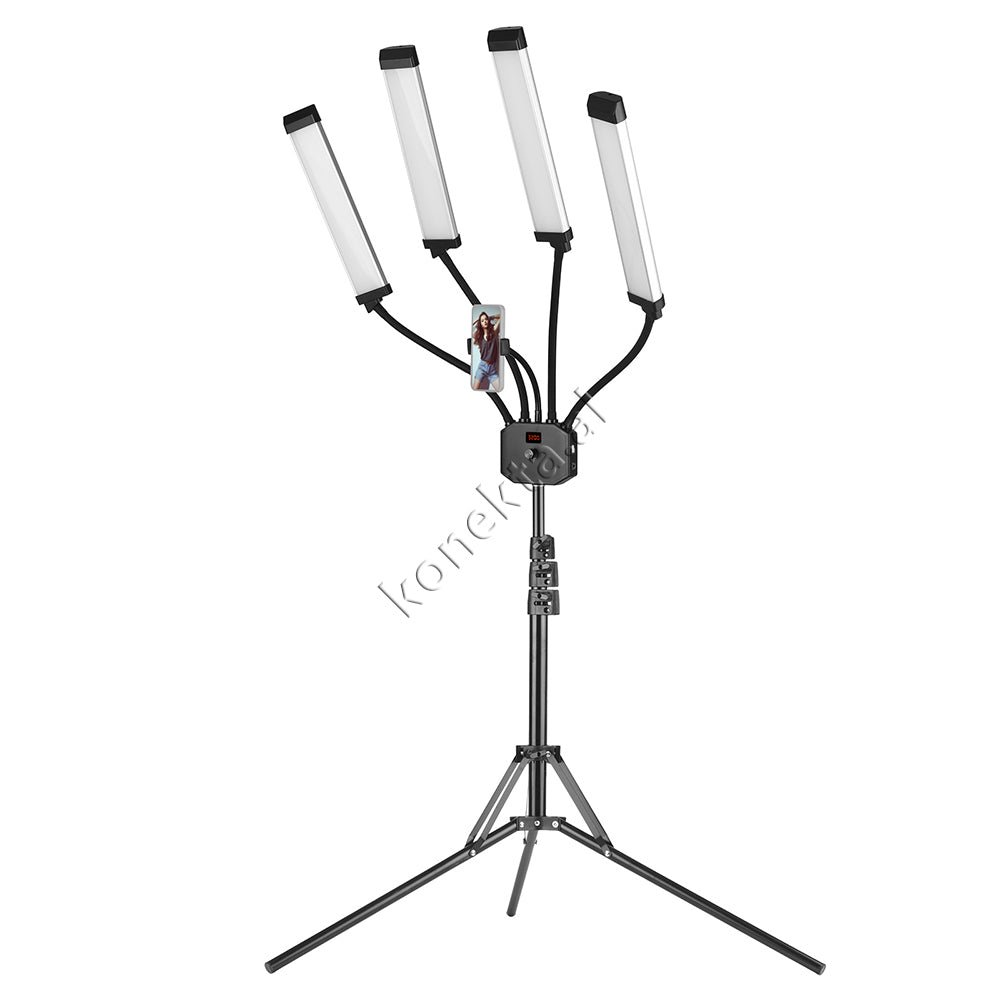 tjetertjeter Tripod, Si Peme Me 4 Drita LED Te Lakueshme - Image 1