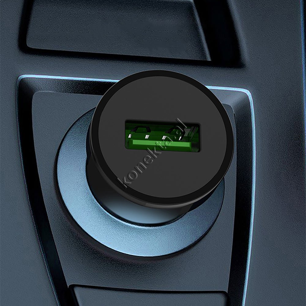 XO 18W Car Charger with One USB Port - Thumbnail 4