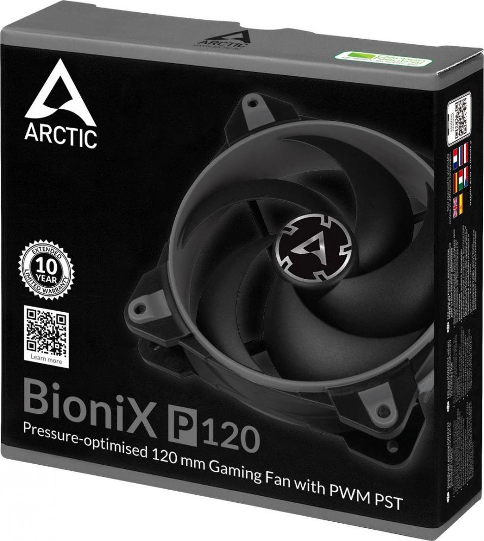 Arctic BioniX P120 Fan, 120 mm, Grey - Thumbnail 6