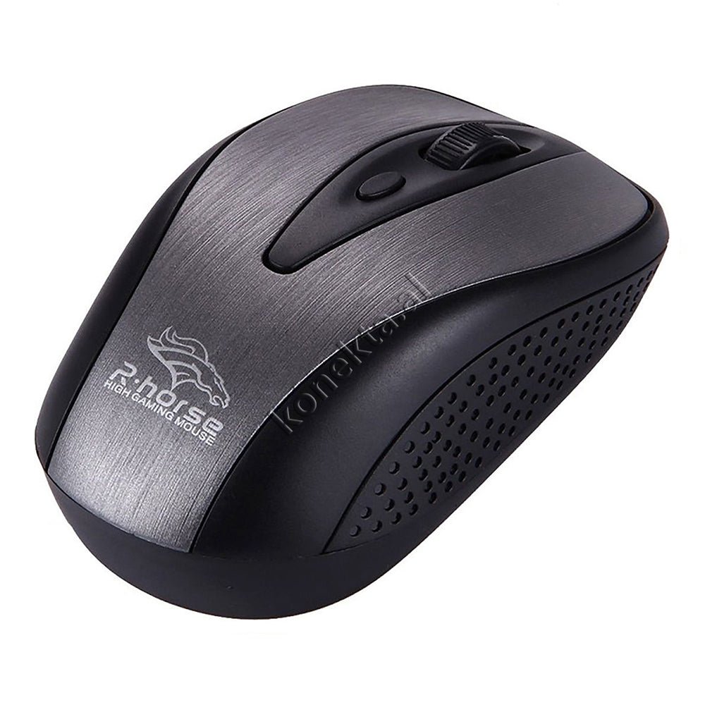 tjetertjeter Maus Wireless Mouse, Black / Gray - Thumbnail 3